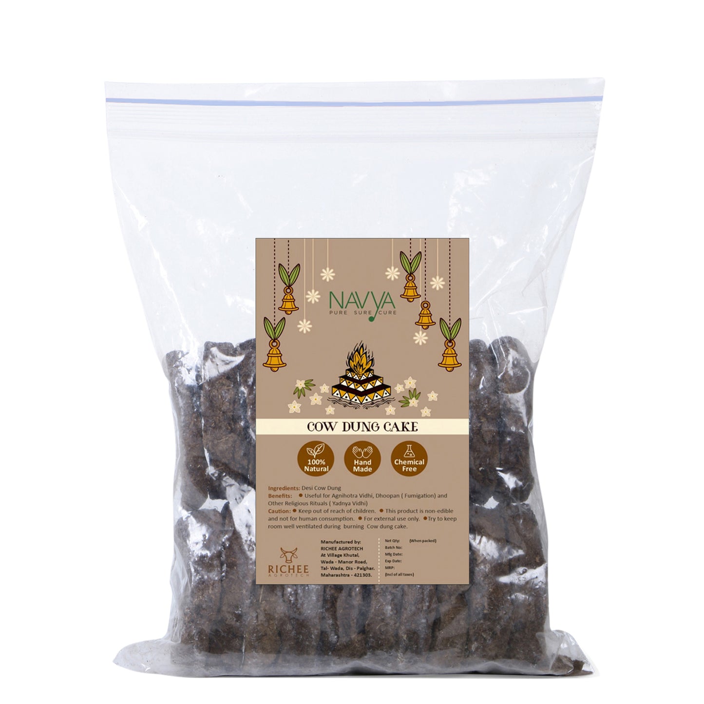 Sacred Essence - Cow Dung Cake