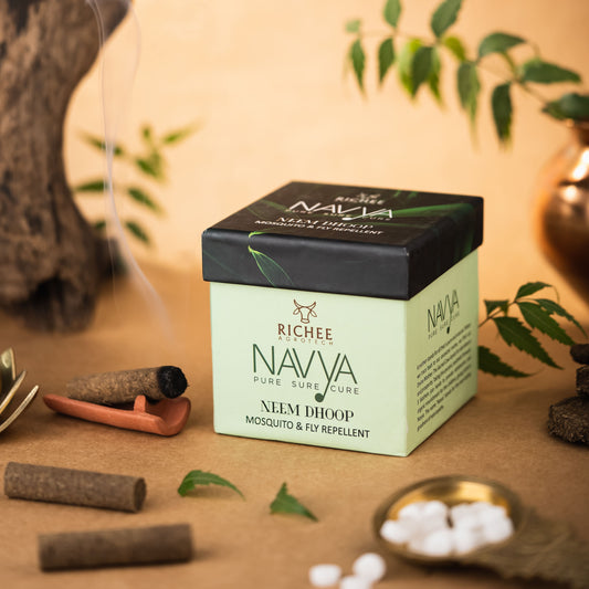 Navya Cow Dung Dhoop Sticks (30 Sticks)